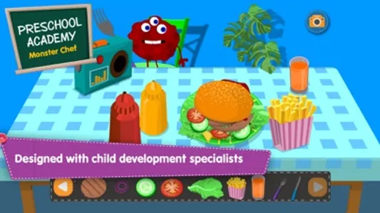 Monster Chef - Baking and cooking with cute monsters - Preschool Academy educational game for children screenshot 3