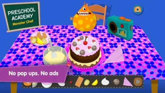 Monster Chef - Baking and cooking with cute monsters - Preschool Academy educational game for children screenshot 4