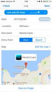 Diving Log screenshot 2