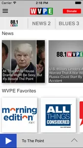 WVPE Public Radio App screenshot 1