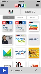 WVPE Public Radio App screenshot 3