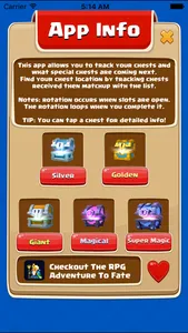 Chest Tracker for Clash Royale - Easy Rotation Calculator screenshot 1