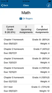 Gradelink Student/Parent App screenshot 2