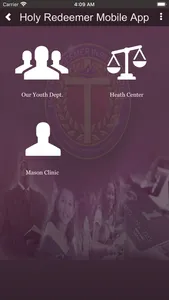 Holy Redeemer Mobile App screenshot 2