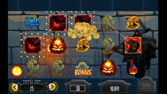 Slot Machine Halloween Casino screenshot 1