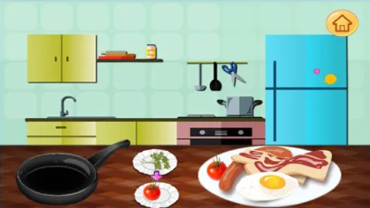 Cooking Eggs With Bacon screenshot 1