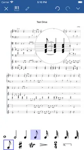 Notation Pad-Sheet Music Score screenshot 1