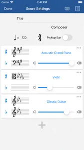 Notation Pad-Sheet Music Score screenshot 3