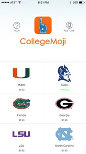 CollegeMoji : College Emojis and Sticker Keyboard screenshot 0