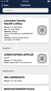 Lancaster County (PA) Sheriff screenshot 2