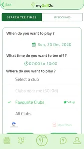 myGolf2u screenshot 2