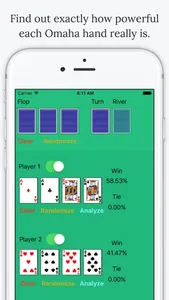 Omaha Poker Calculator - Calculate Odds and Chances % to Win screenshot 1