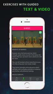 30 Day Burpee Fitness Challenges ~ Daily Workout screenshot 2