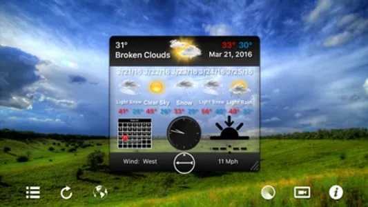 Motion Weather 4K - Ultra HD screenshot 1