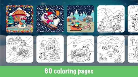 Christmas & New year coloring screenshot 2