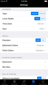 iPhemeris Astrology Ephemeris screenshot 4