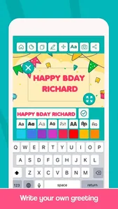 Happy Birthday Cards Maker . screenshot 2