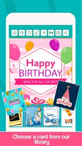 Happy Birthday Cards Maker . screenshot 3