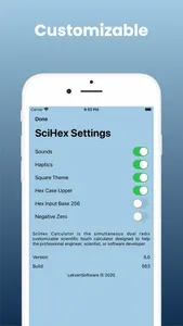 SciHex Calculator screenshot 5