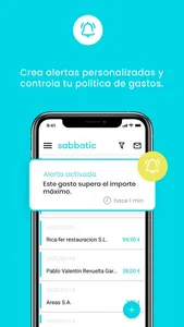 Sabbatic - Control de gastos screenshot 3