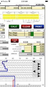 A320 LOADSHEET T&B 180 3z PAX screenshot 2