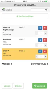 everbill Registrierkassa screenshot 0