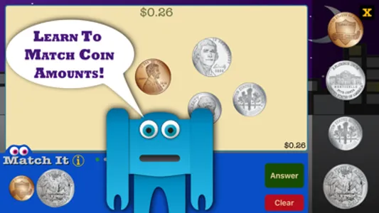 Coin Monsters - Math Games screenshot 1