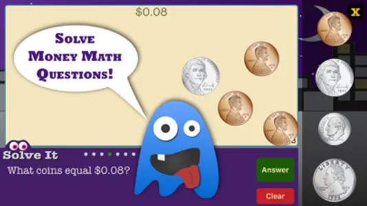 Coin Monsters - Math Games screenshot 2