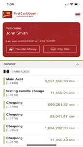 CIBC FirstCaribbean Mobile screenshot 1