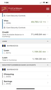 CIBC FirstCaribbean Mobile screenshot 2