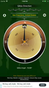 Qibla Compass Direction Finder screenshot 0