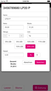 T-Mobile Registrierkasse screenshot 1