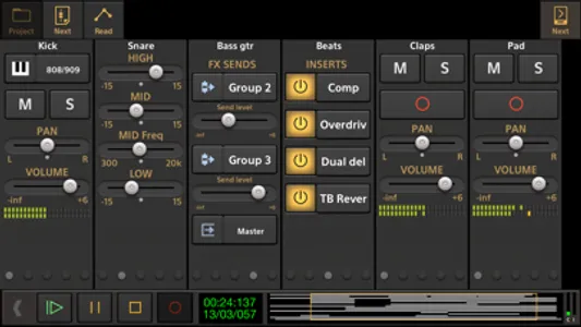 Audio Evolution Mobile Studio screenshot 1