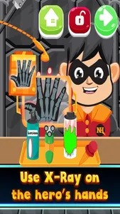 Superhero Hand Doctor Game screenshot 1