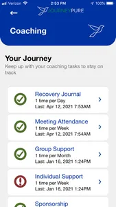 JourneyPure Coaching screenshot 2