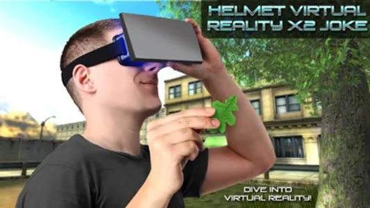 Helmet Virtual Reality X2 Joke screenshot 0