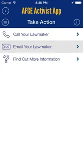 AFGE Activist App screenshot 0