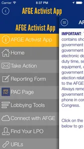 AFGE Activist App screenshot 1