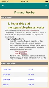 Phrasal Verbs - Phrase screenshot 2