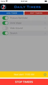 Daily Timers screenshot 1