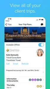 Travefy Pro: View Client Trips screenshot 2