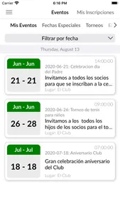 Mi Club App screenshot 4