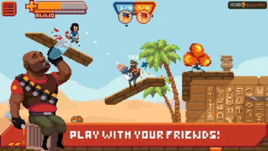 Gangfort - Online 2D Platformer Shooter screenshot 0