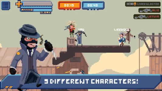 Gangfort - Online 2D Platformer Shooter screenshot 2