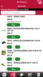 Bix Produce Checkout screenshot 1