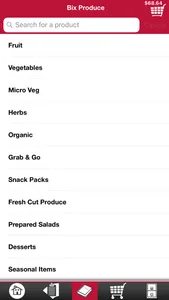 Bix Produce Checkout screenshot 2