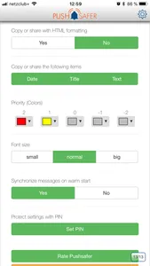 Pushsafer screenshot 5