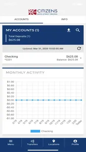 Citizens Bank of WV Mobile screenshot 1