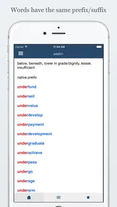 English Prefixes and Suffixes screenshot 0