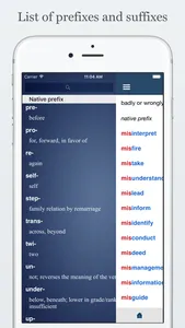 English Prefixes and Suffixes screenshot 1